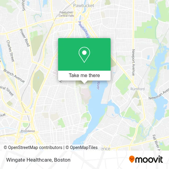 Wingate Healthcare map