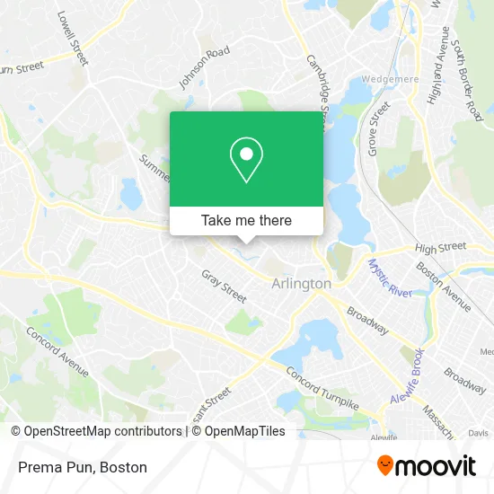 Prema Pun map