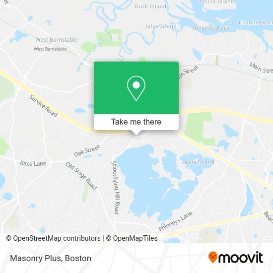 Masonry Plus map