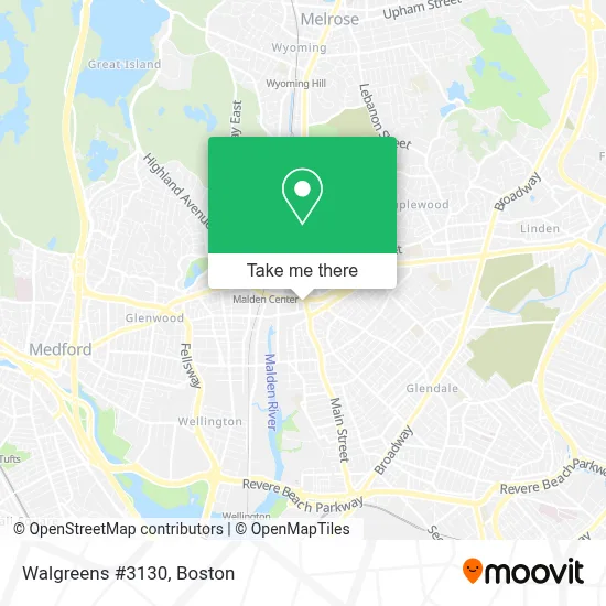 Walgreens #3130 map