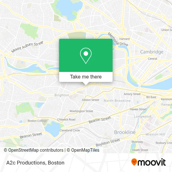A2c Productions map