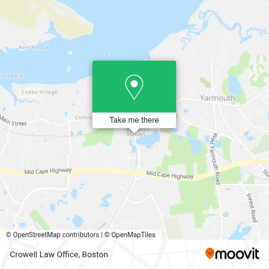 Crowell Law Office map