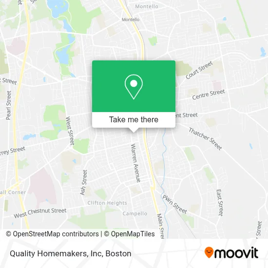 Quality Homemakers, Inc map