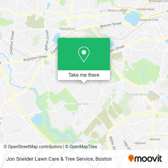 Jon Sneider Lawn Care & Tree Service map