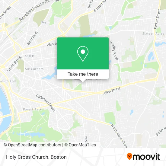 Holy Cross Church map