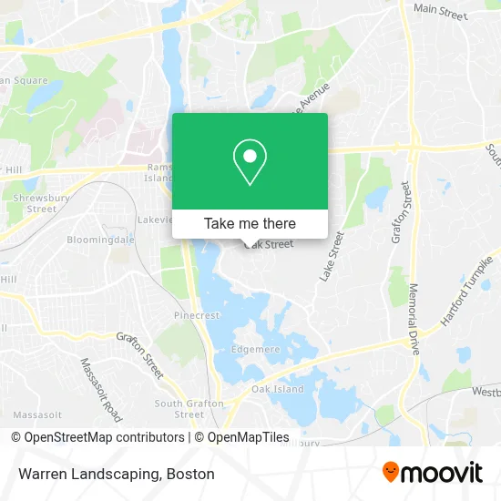 Warren Landscaping map