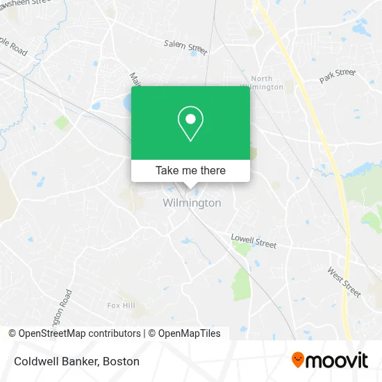 Coldwell Banker map