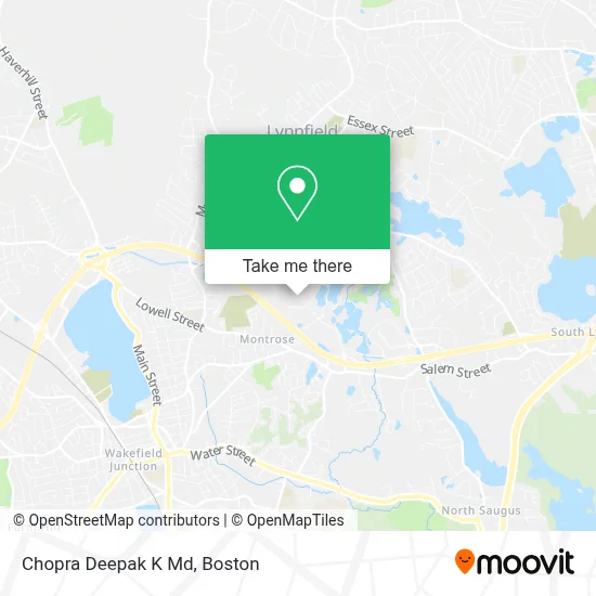 Chopra Deepak K Md map