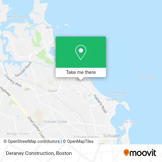 Deraney Construction map