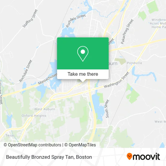 Beautifully Bronzed Spray Tan map