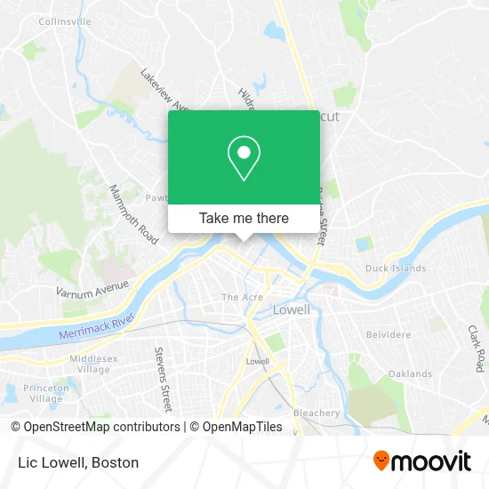 Lic Lowell map