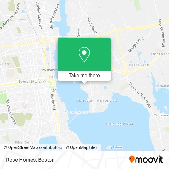 Rose Homes map