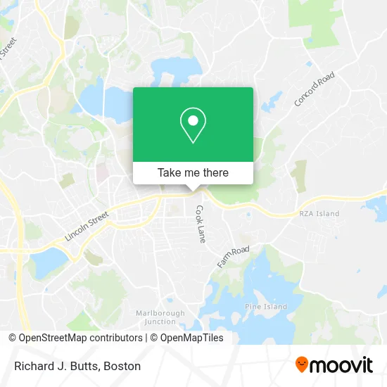 Richard J. Butts map