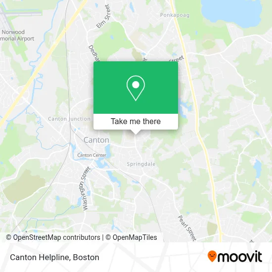 Canton Helpline map