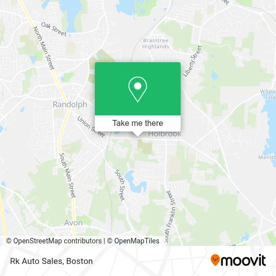 Rk Auto Sales map
