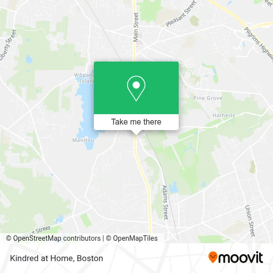 Kindred at Home map