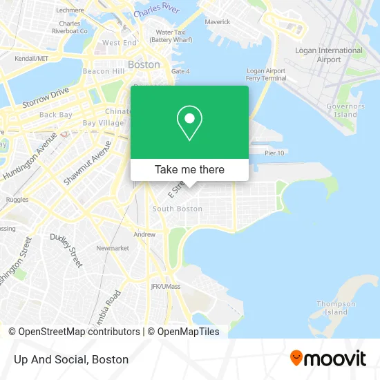 Up And Social map