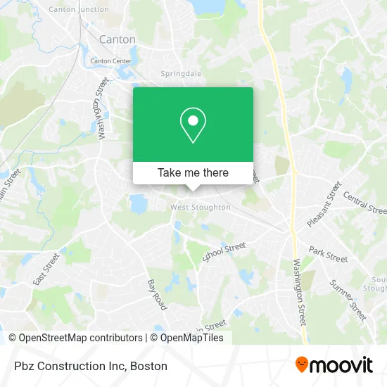 Pbz Construction Inc map