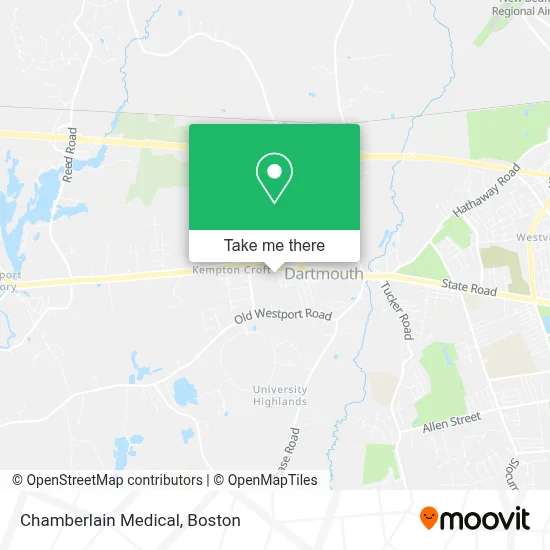 Chamberlain Medical map