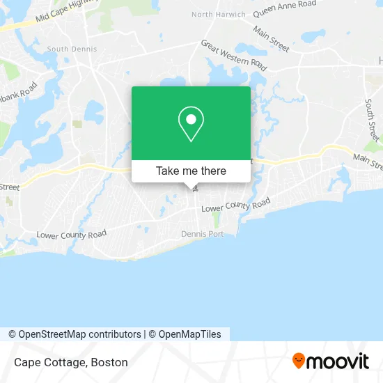 Cape Cottage map