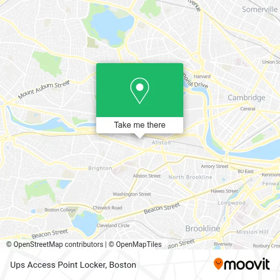 Ups Access Point Locker map