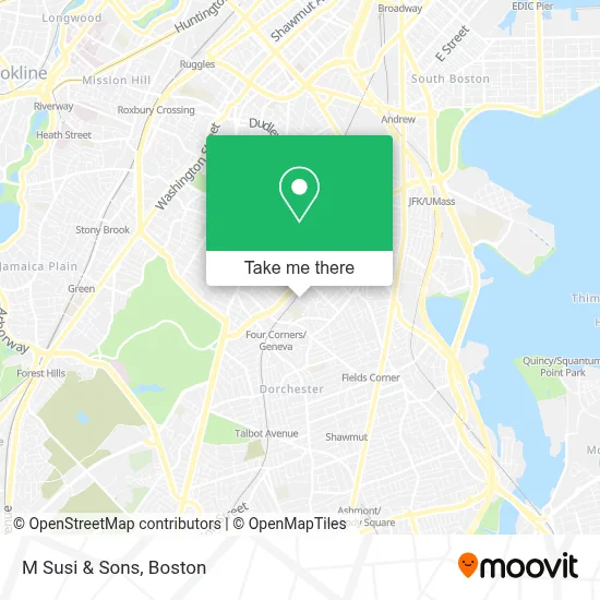 M Susi & Sons map