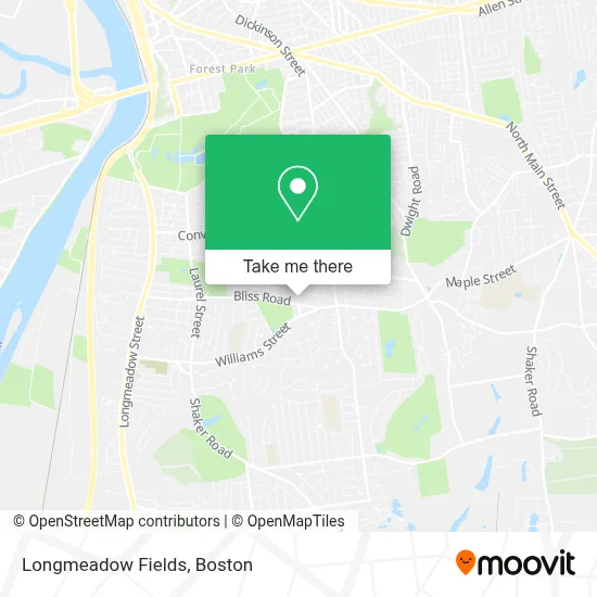 Longmeadow Fields map