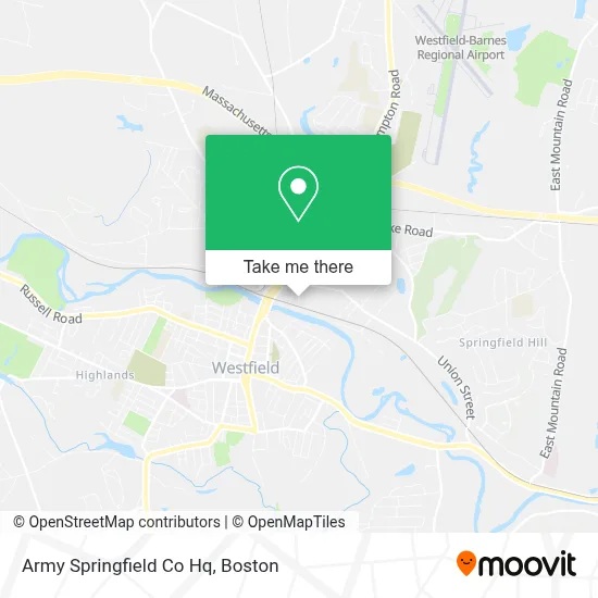 Army Springfield Co Hq map