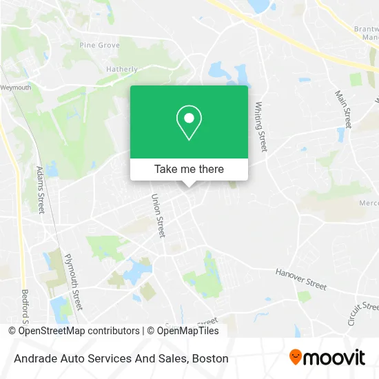 Andrade Auto Services And Sales map