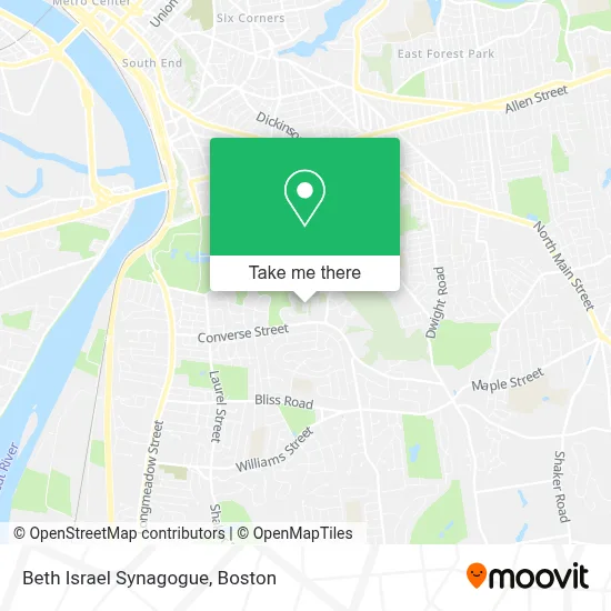 Beth Israel Synagogue map