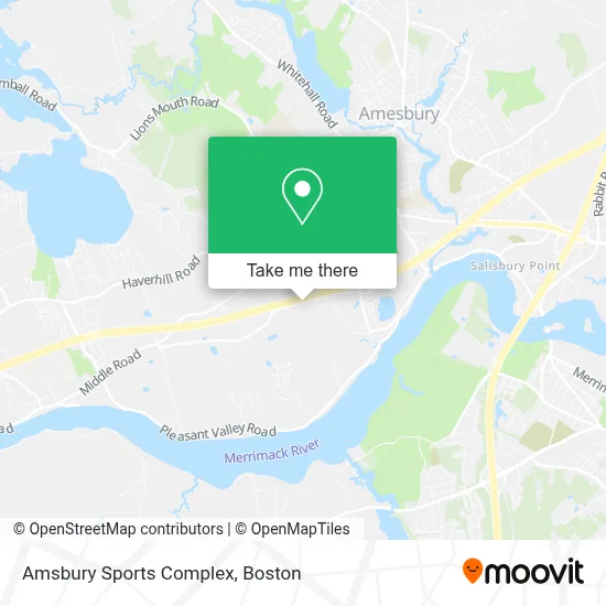 Amsbury Sports Complex map