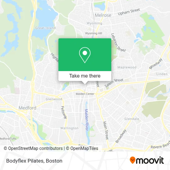 Bodyflex Pilates map