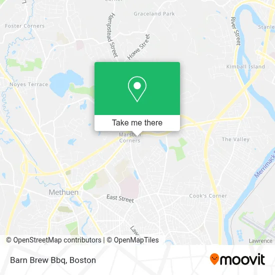 Barn Brew Bbq map