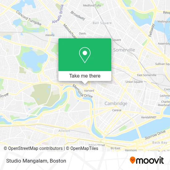 Studio Mangalam map