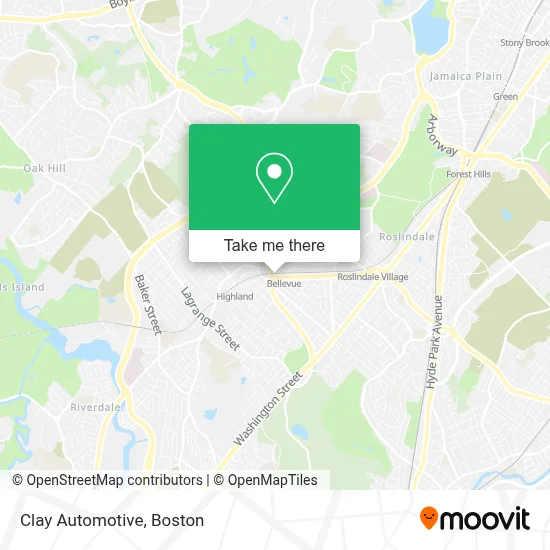 Clay Automotive map