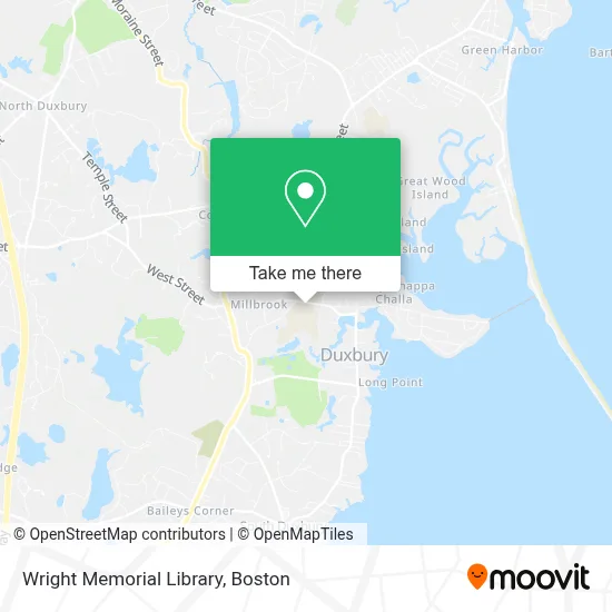 Wright Memorial Library map