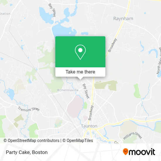 Party Cake map