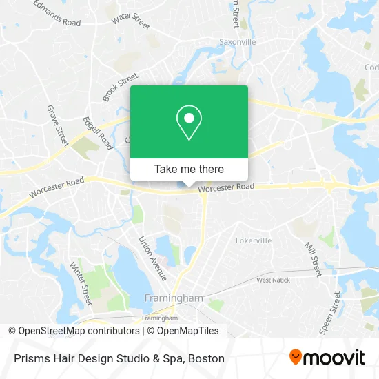 Prisms Hair Design Studio & Spa map