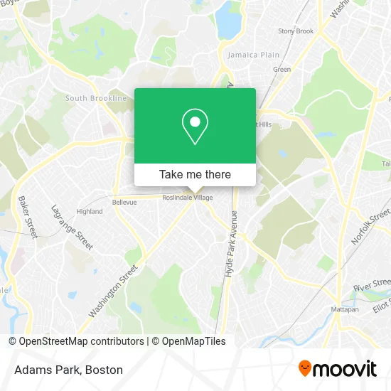 Adams Park map