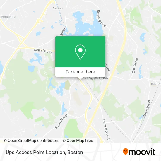 Ups Access Point Location map