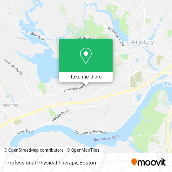 Professional Physical Therapy map