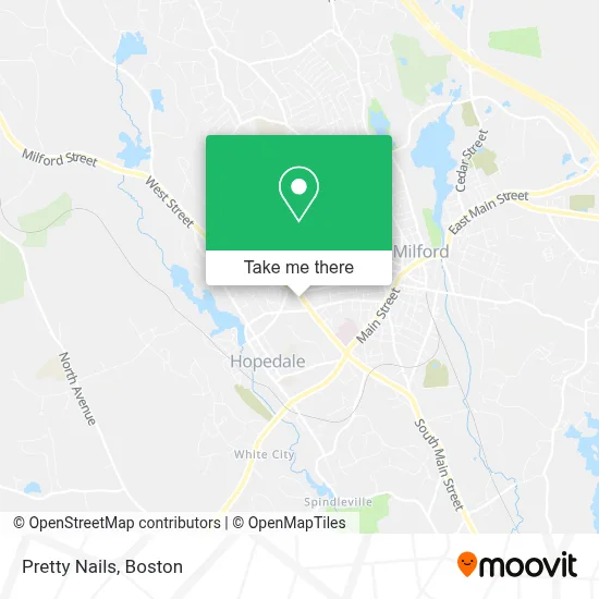 Pretty Nails map