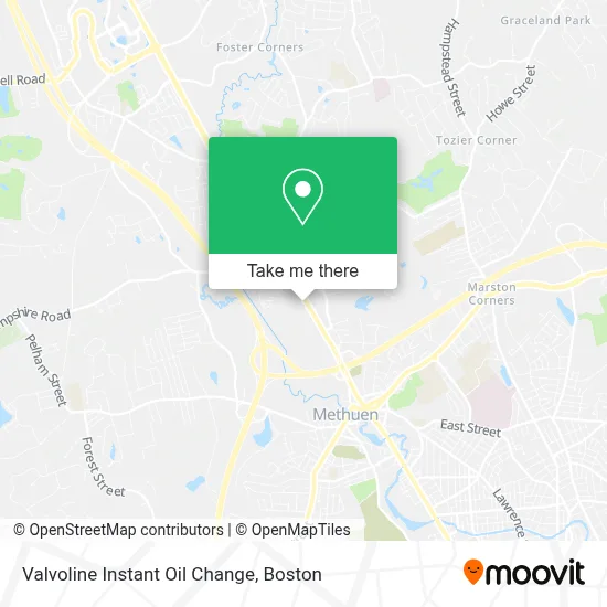 Valvoline Instant Oil Change map
