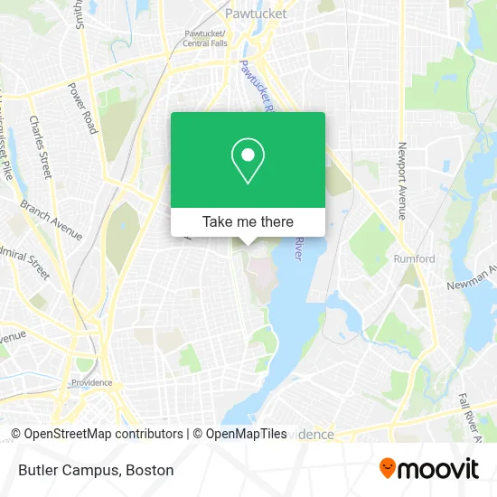 Butler Campus map