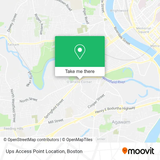 Ups Access Point Location map