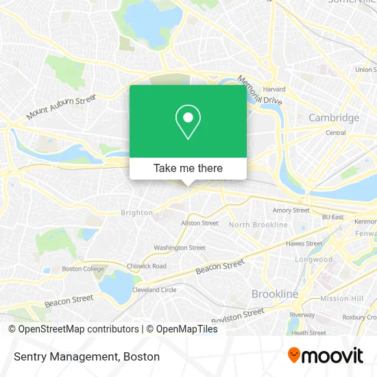 Sentry Management map