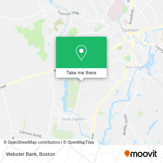 Webster Bank map