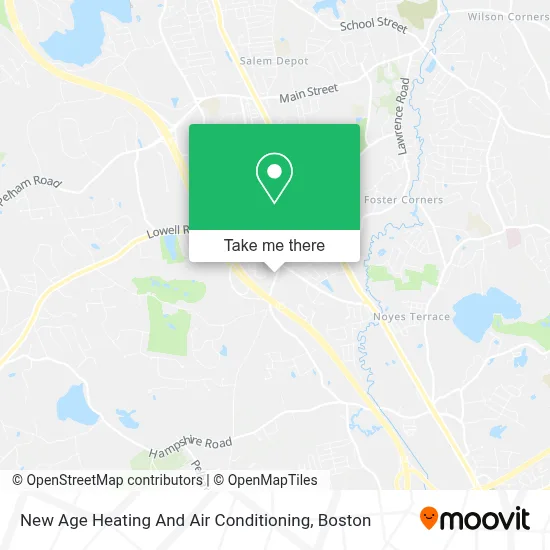 New Age Heating And Air Conditioning map