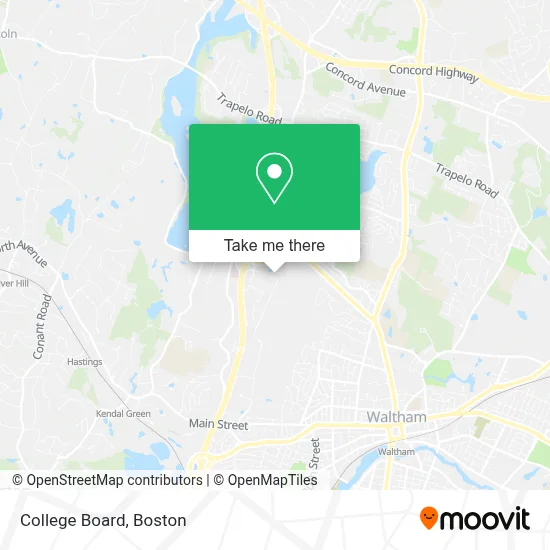 College Board map