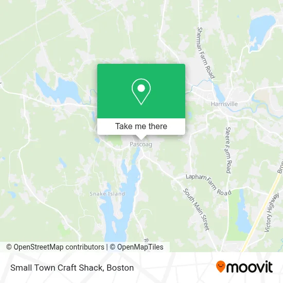 Small Town Craft Shack map